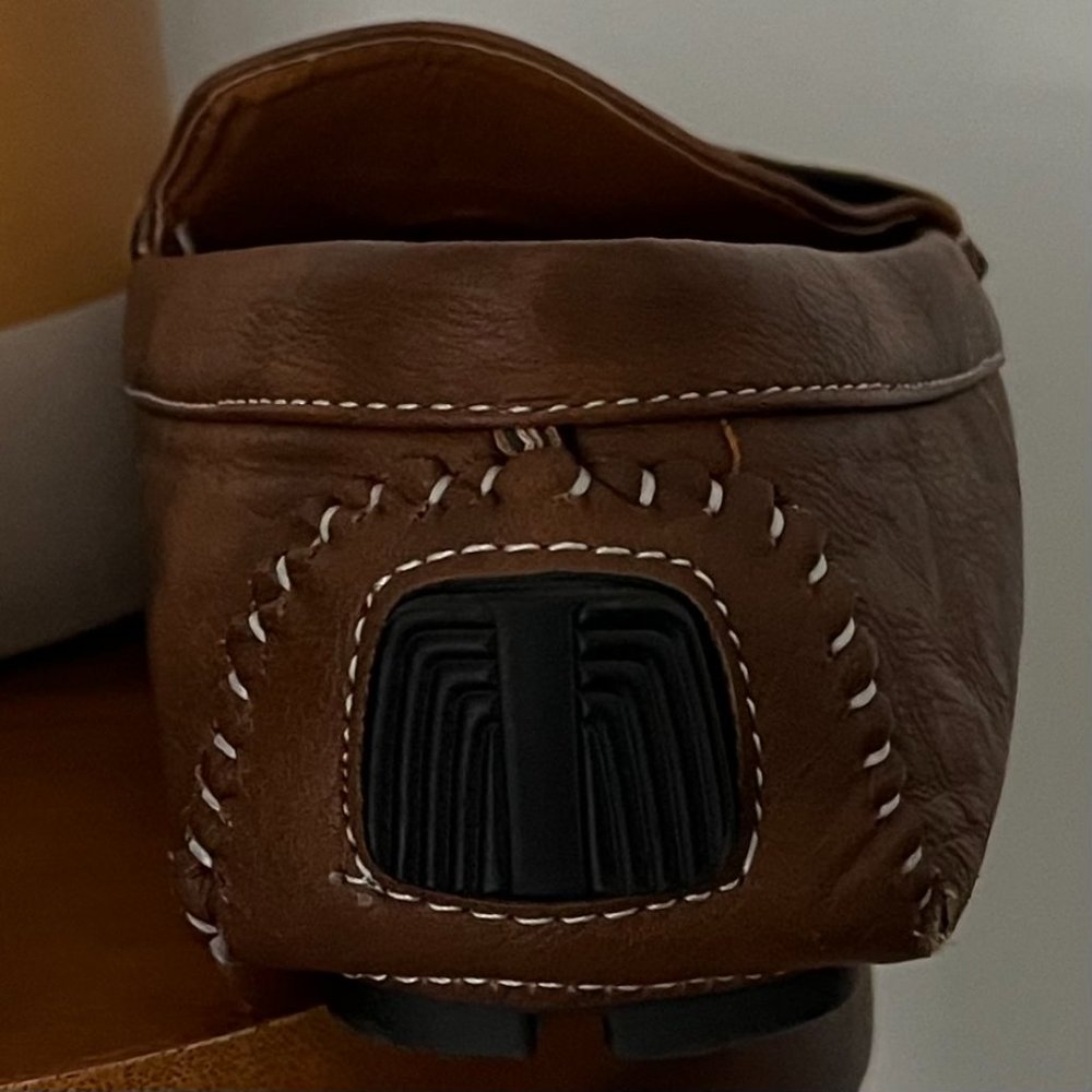 Men's Brixton Brown Slip-On Brown Loafer Size 9 - Picture 9 of 9